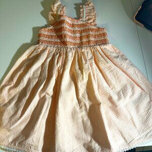 Girls seersucker dress